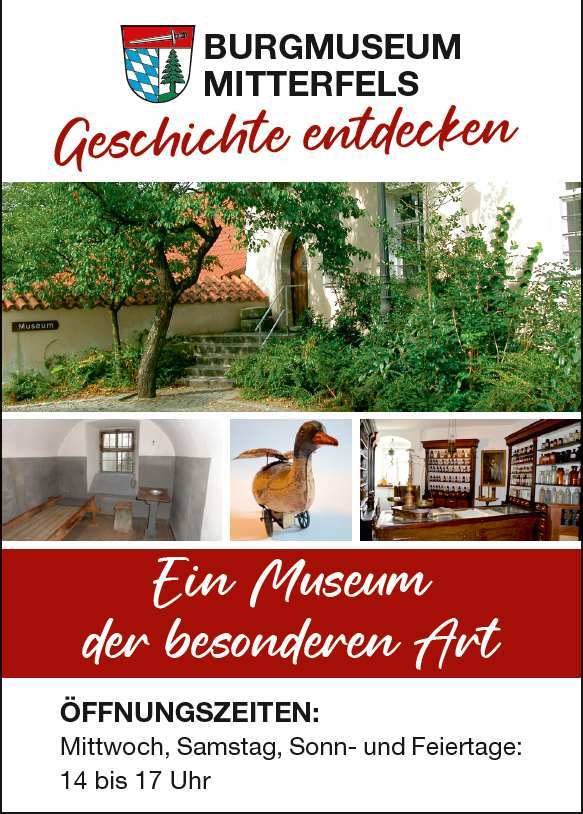 Das Mitterfelser Burgmuseum startet am 6. April in die neue Saison 