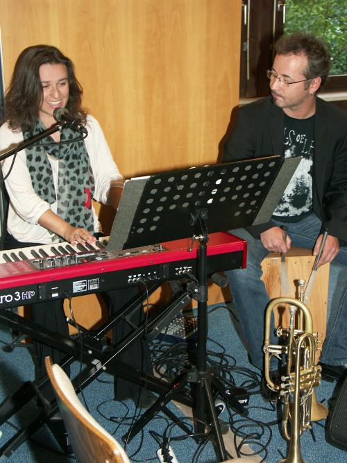 Klaudia Salkovic-Lang und Stefan Lang begeisterten mit Jazz-Klassikern.
