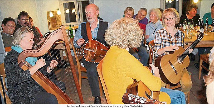 Wieder staade Musi in der Stubn