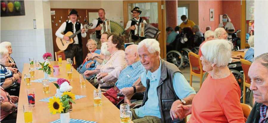 Volksfest gefeiert – wenigstens im Heim