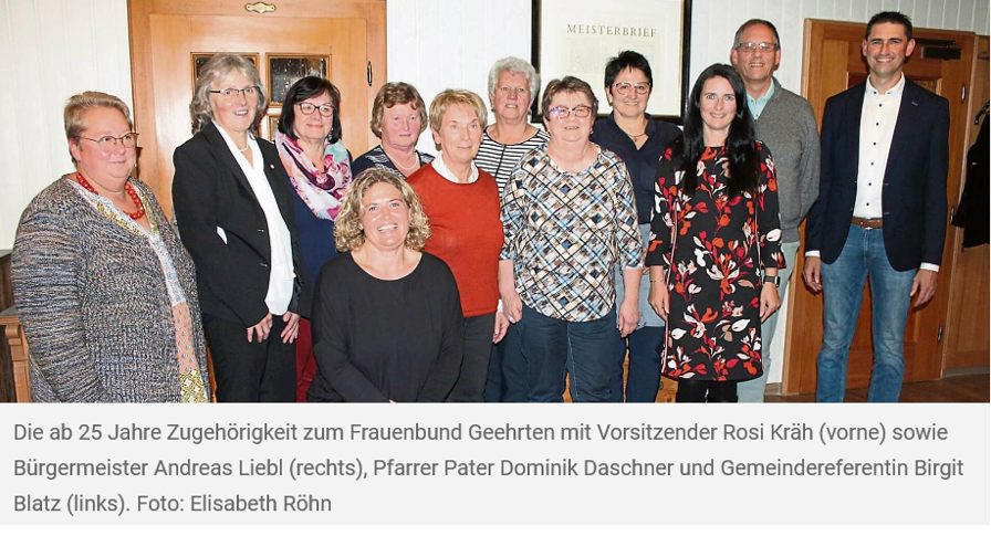 Jahresversammlung des Frauenbundes 