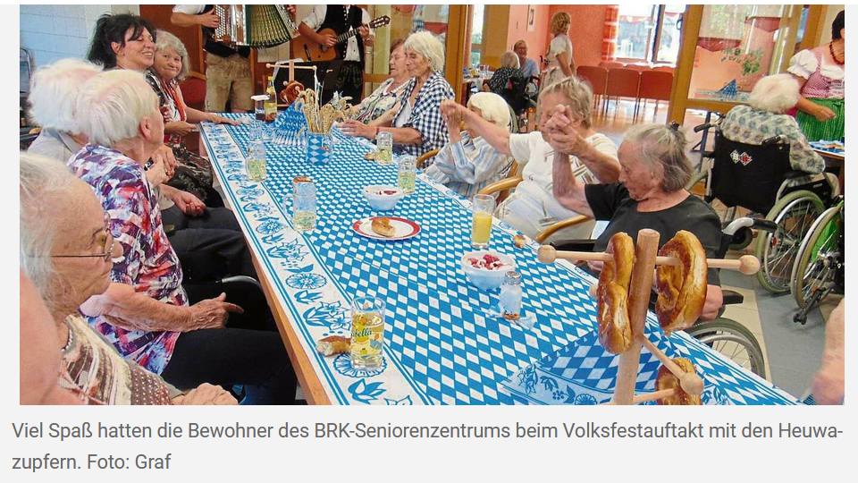 Volksfestauftakt mit Musik